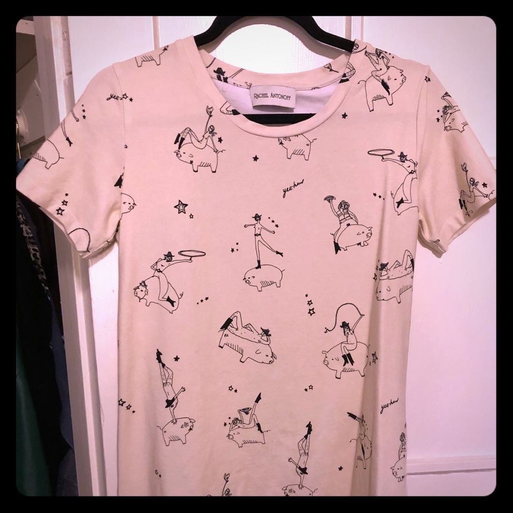 Rachel Antonoff T-shirt dress yee-haw